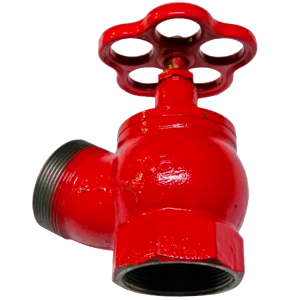 Фото 17 - Клапан пожарный (кран) КПЧ 50-2 чугунный 125° цапка - цапка.